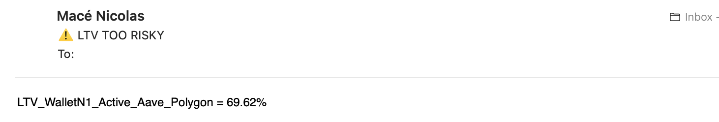 Email alerts